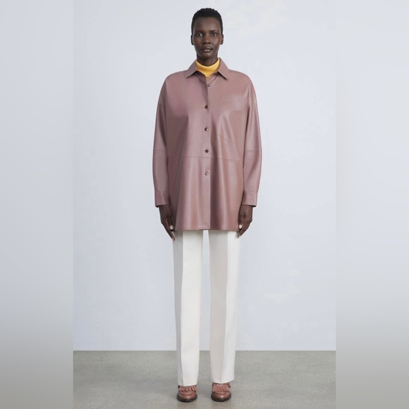 Lafayette 148 New York Tops - Lafayette 148 new york leather shirt